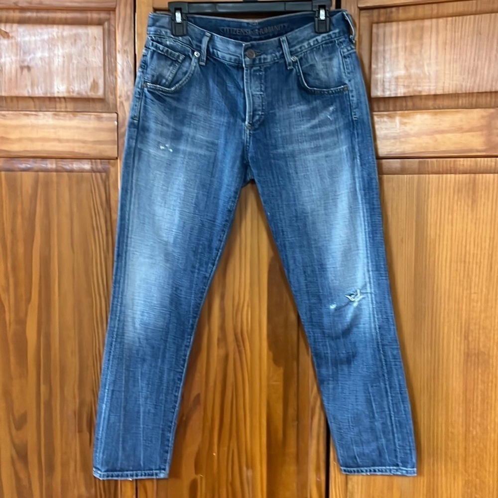 Citizens of Humanity Skyler Crop Boyfriend Jeans